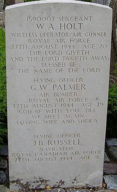 Sgt William Alexander Holt<br/><br /><br />died August 27th, 1944